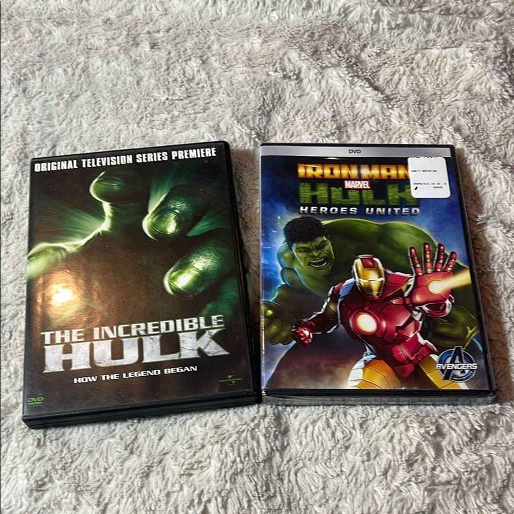 Marvel Black DVD Collection The Incredible Hulk and Iron Man 2